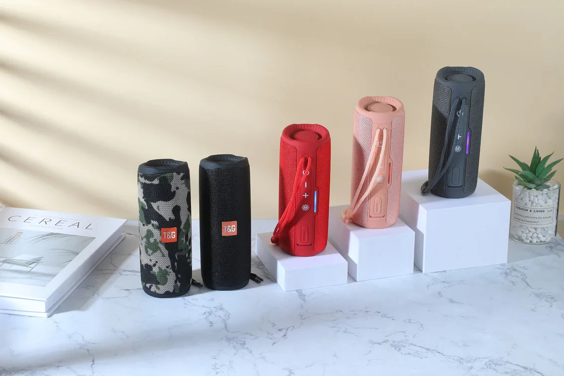 Portable Bluetooth Speaker TWS 10W Wireless Sound Box Subwoofer Waterproof Outdoor Column Boombox TF Card caixa de som TG365