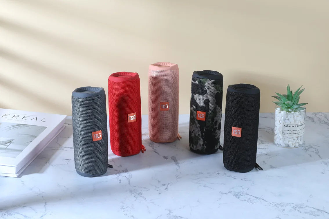 Portable Bluetooth Speaker TWS 10W Wireless Sound Box Subwoofer Waterproof Outdoor Column Boombox TF Card caixa de som TG365