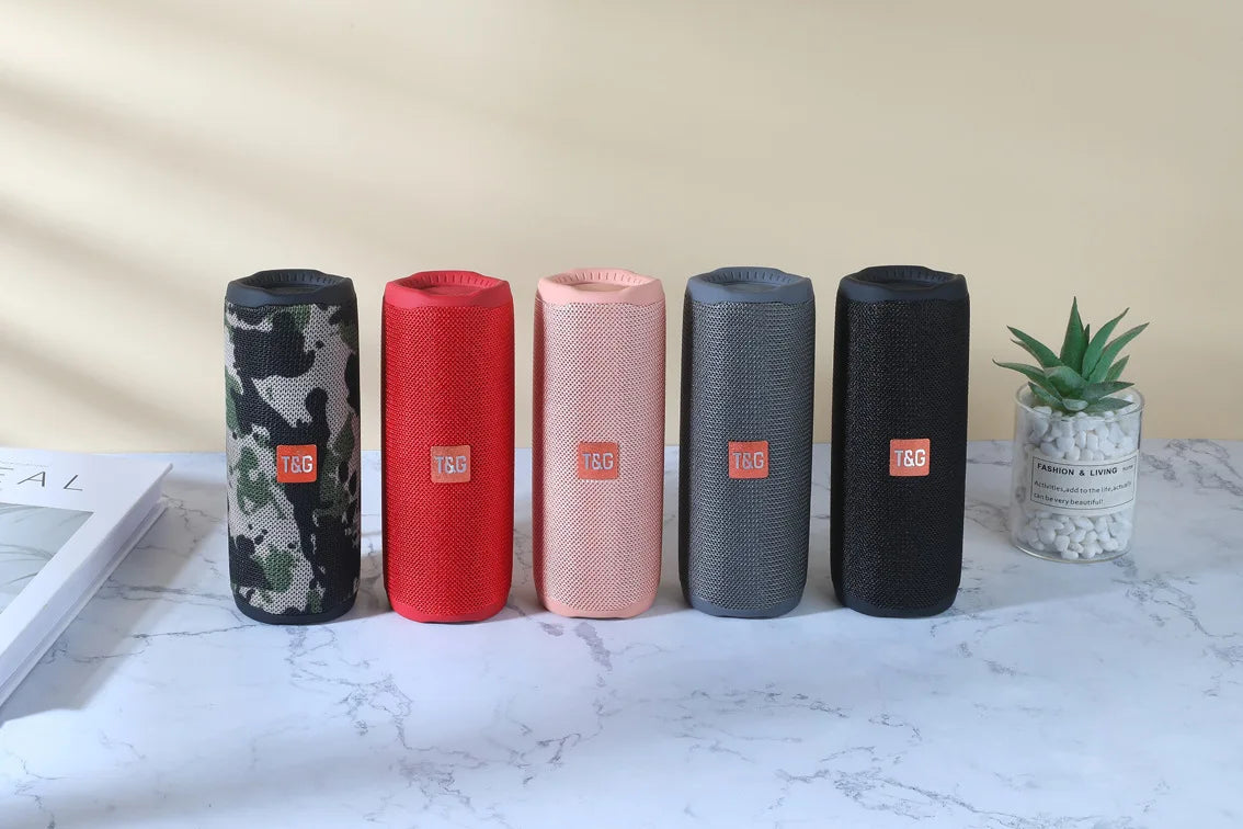 Portable Bluetooth Speaker TWS 10W Wireless Sound Box Subwoofer Waterproof Outdoor Column Boombox TF Card caixa de som TG365