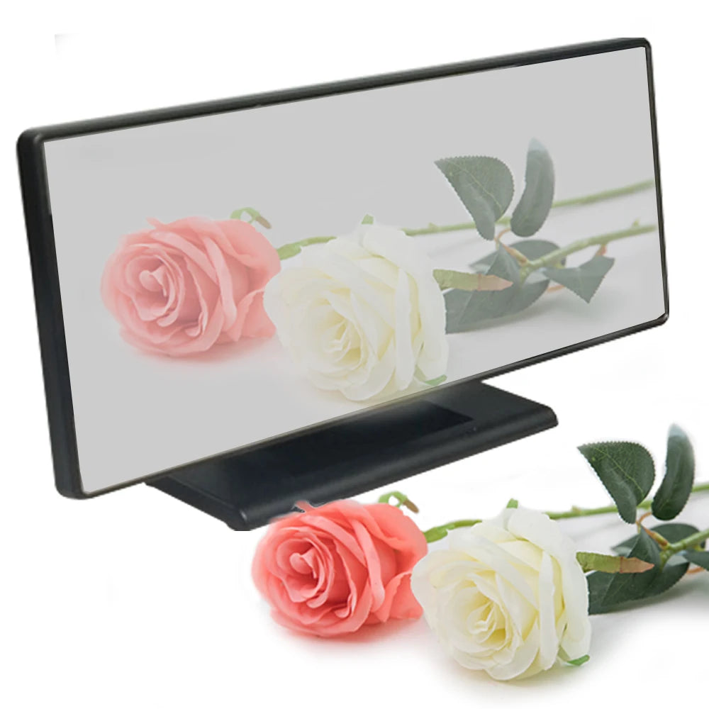 Digital Alarm Clock LED Mirror Electronic Alarm Clocks Large LCD Display Digital Table Clock with Calendar Temperature
