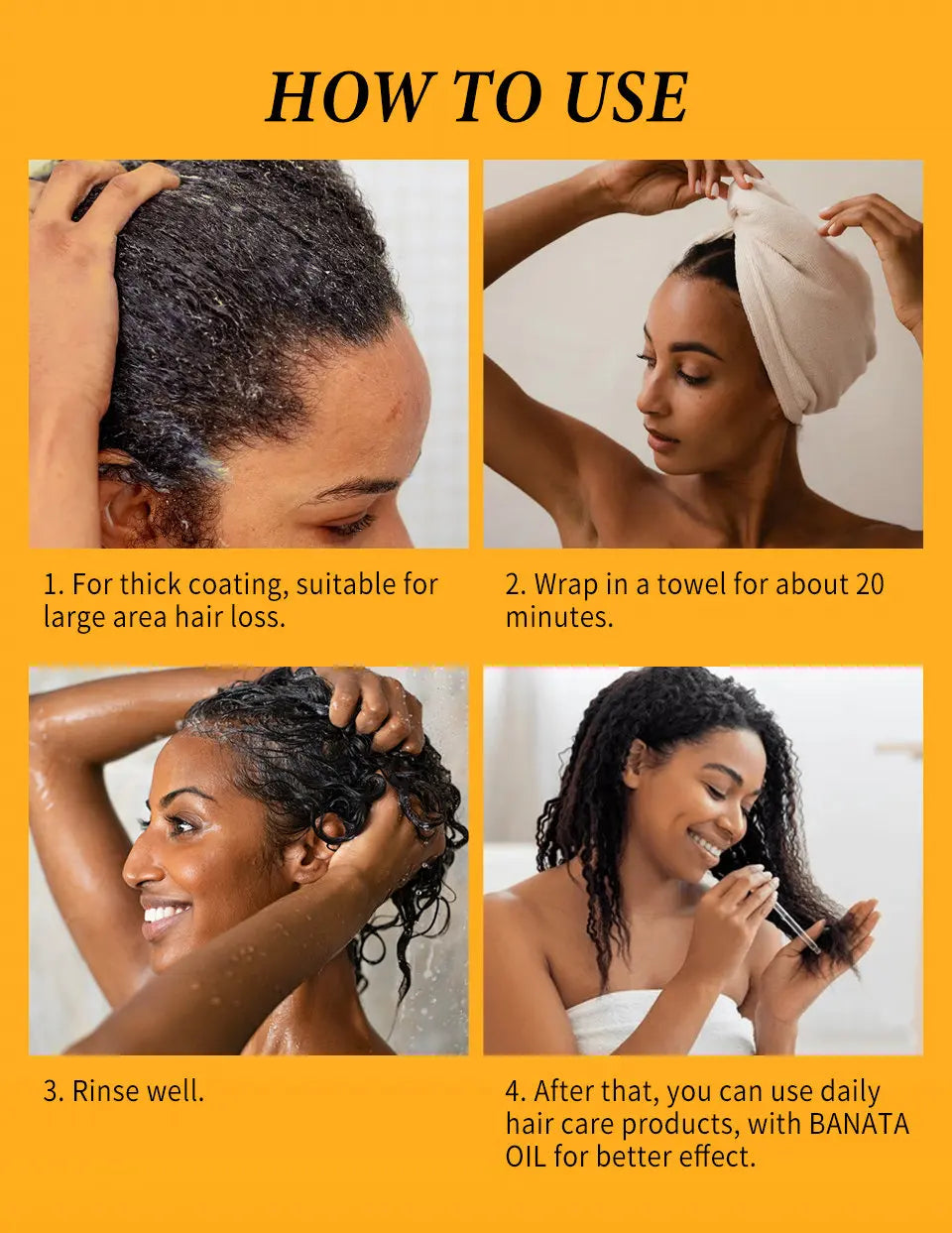 Batana Oil Africa Women Traction Alopecia Treatment Batana Hair Spray 100% Natural Hair Regrowth Hair Loss Crazy Fast Growth Oil