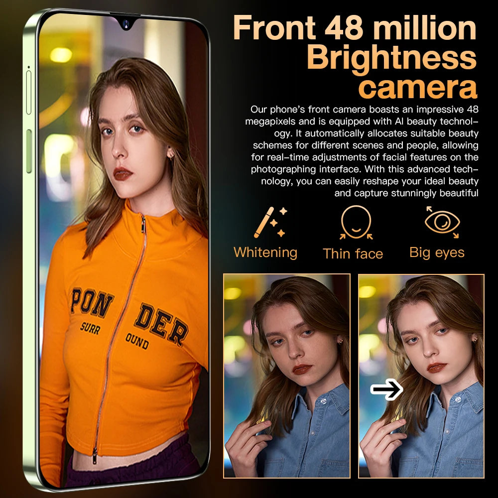 HOT 2025 new S25 Ultra original intelligent 5G dual card dual standby Android 14 system global version phones 7800mAh battery