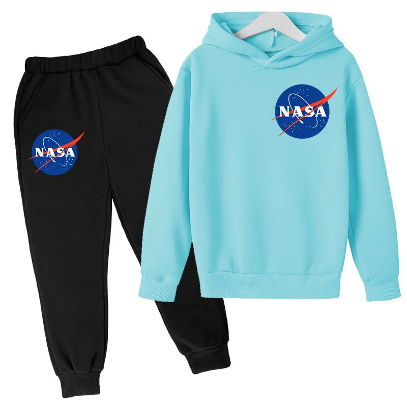 Children's Autumn Winter Hoodie Jumper Top+trousers 2P Boys Girls Toddler 3-12Y Sport Coat Fashion Casual Sweatshirt Jogging Set