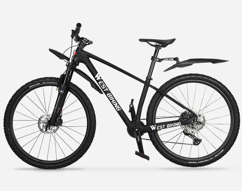WEST BIKING Quick Release Bicycle Fender Adjustable Widen MTB Bike Mudguard For 26/27.5/29 In Mountain Bike Cycling Accessories