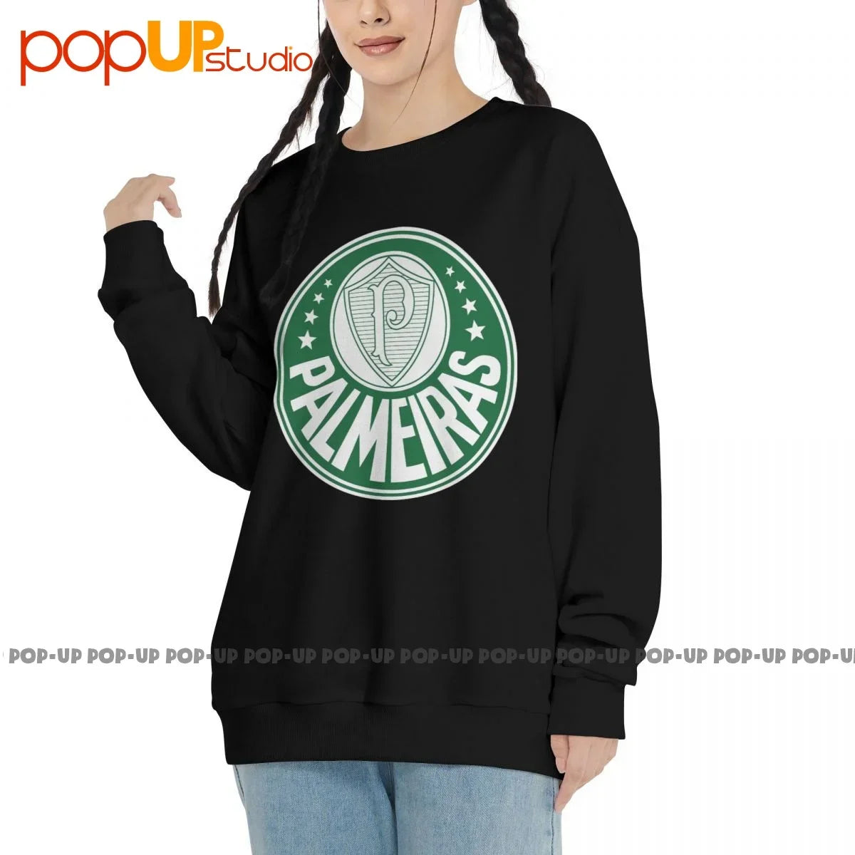 Sociedade Esportiva Palmeiras Futebol Brazil Sweatshirt Pullover Shirts Pop Print Natural Best Seller
