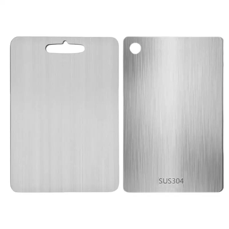 Double Thick Titanium Cutting Board for Home Kitchen Cooking Outdoor Camping Hiking Backpacking