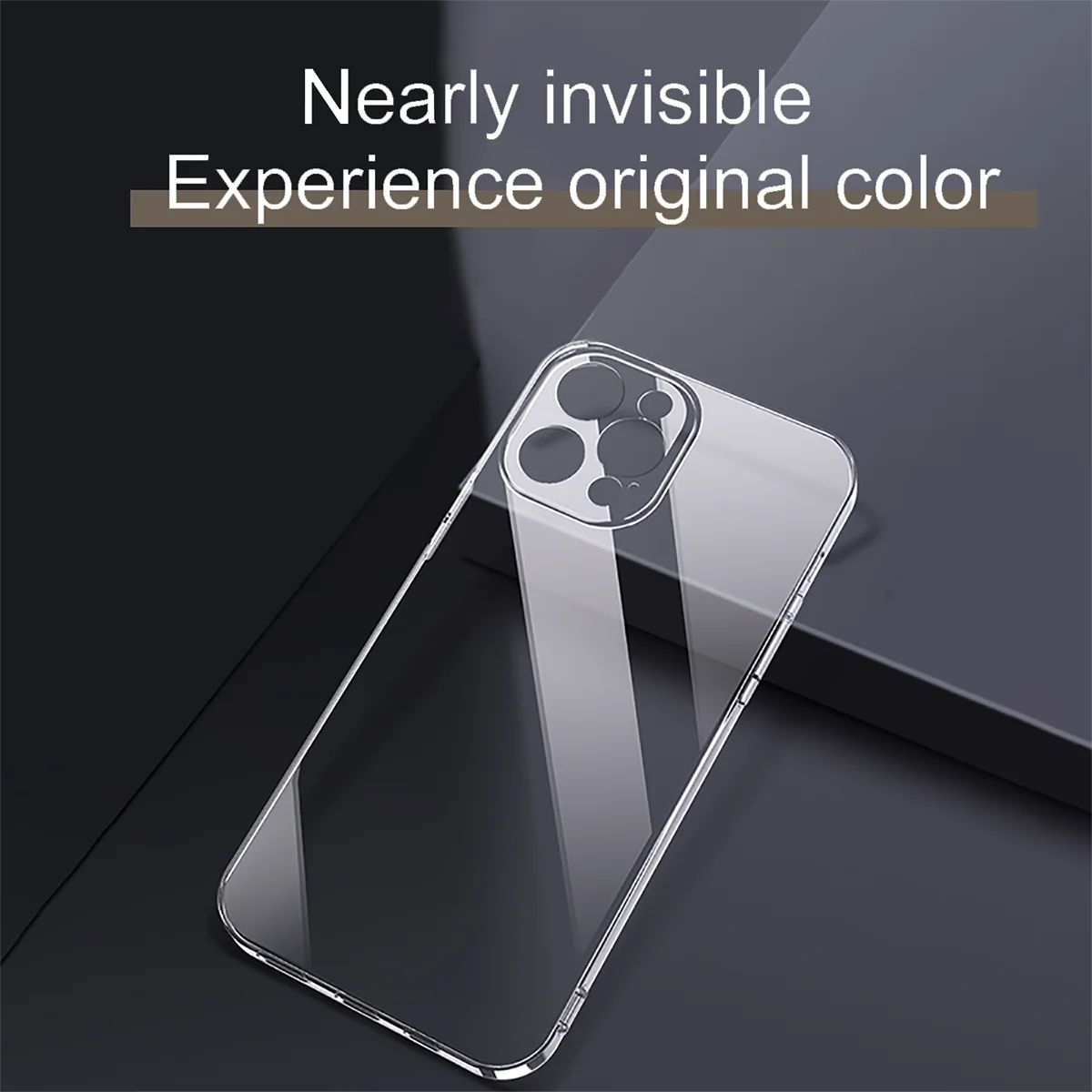 Crystal clear caso for iPhone 14 12 13 15 11 Pro X XS Max 8 7 plus ultra thin Fit Protective silicone Transparent soft Case