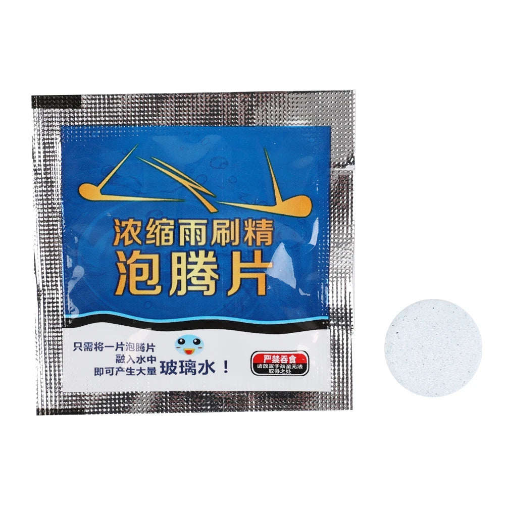 Car Windscreen Cleaner Effervescent Tablet Auto Window Solid Cleaning Automobile Glass Water Wiper Washing Tablets Dust Remover
