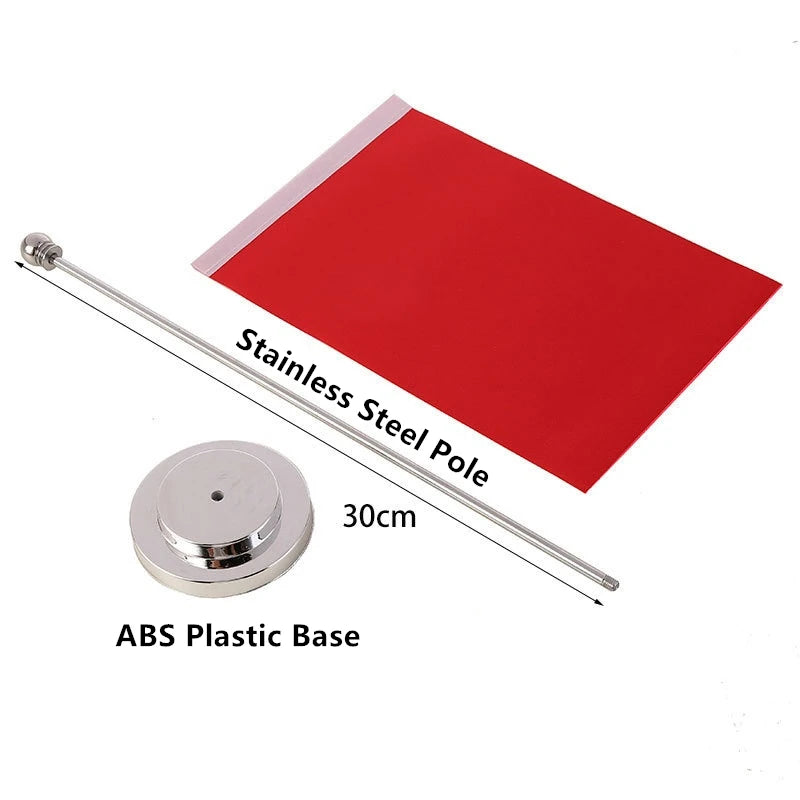 14x21cm Office Desk Small The United States of America Country Banner Meeting Room Boardroom Table Standing Pole USA Flag