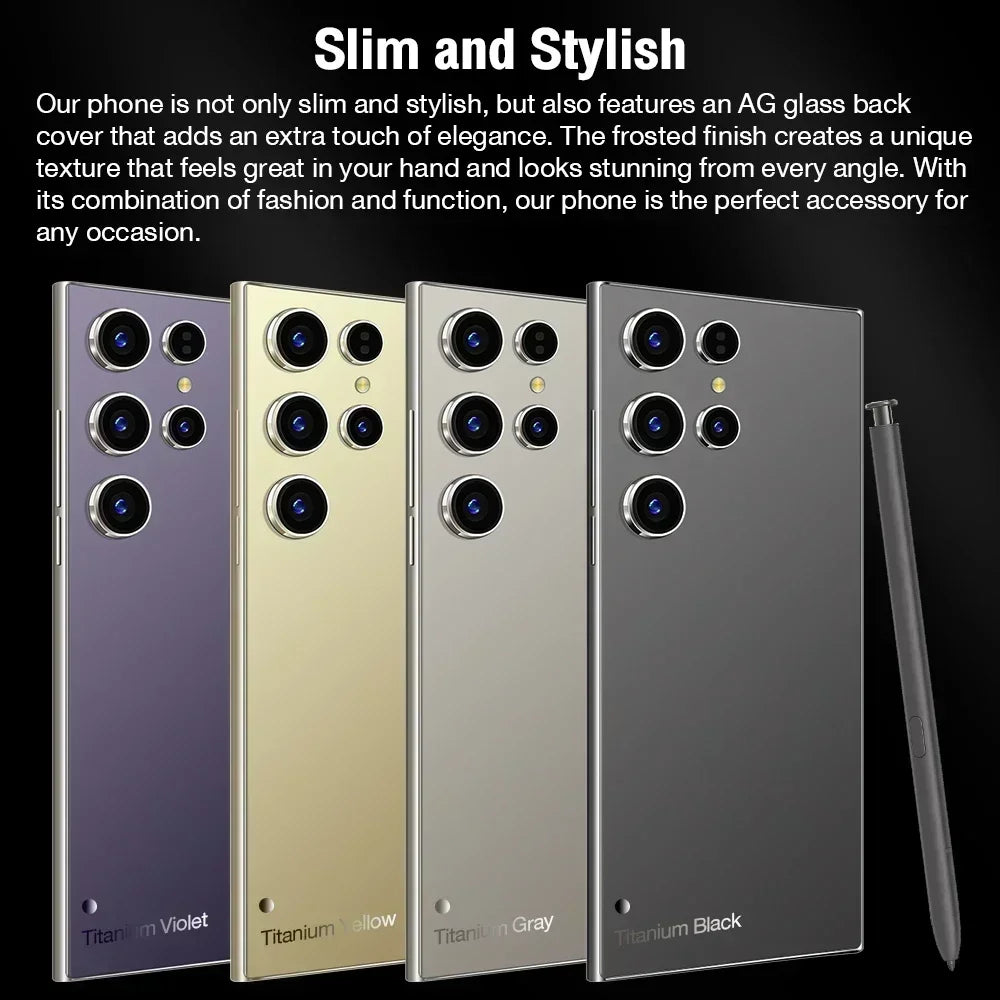 HOT 2025 new S25 Ultra original intelligent 5G dual card dual standby Android 14 system global version 8000mAh battery