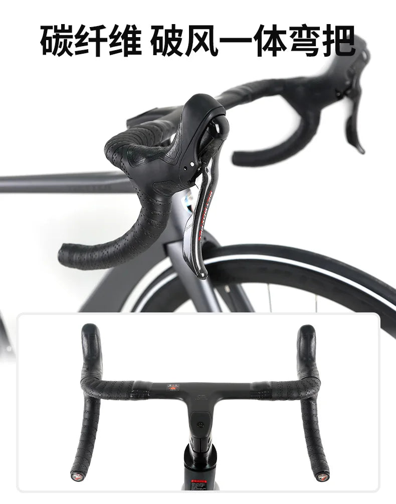 T8 carbon fiber road bike all-oil disc brakes gravel bike 22 speed Road Racing bicicleta aldult racing ultra-light City Bicycle