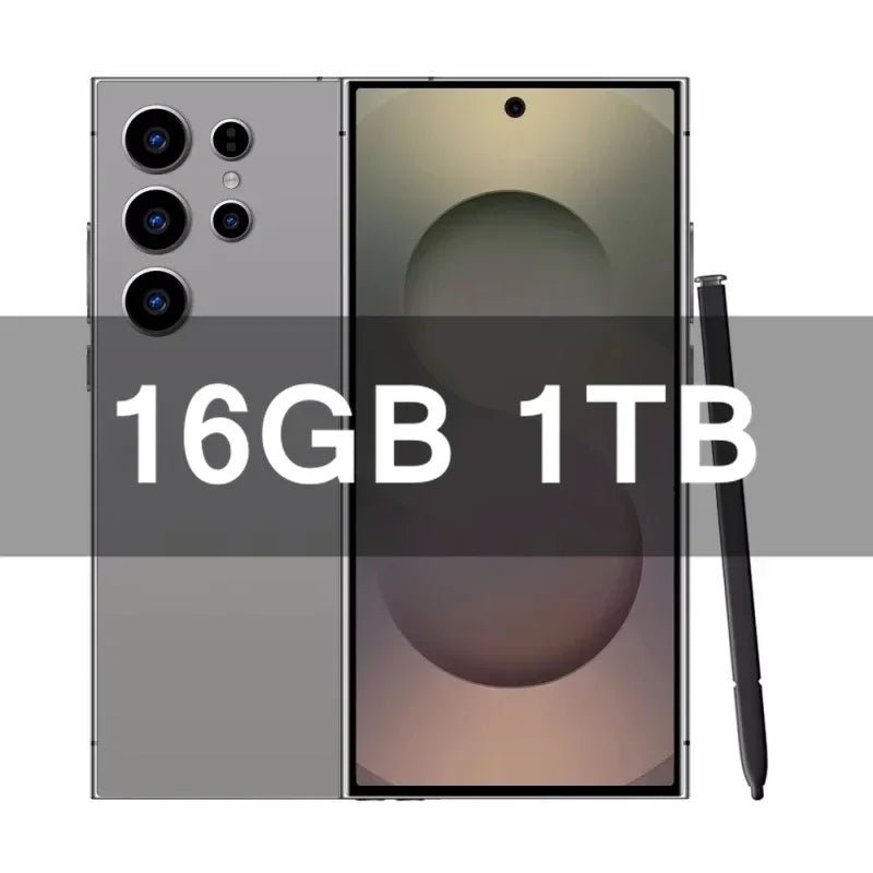 HOT 2025 new S25 Ultra original intelligent 5G dual card dual standby Android 14 system global version 8000mAh battery