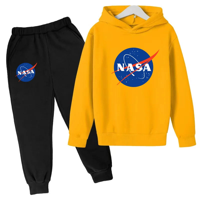 Children's Autumn Winter Hoodie Jumper Top+trousers 2P Boys Girls Toddler 3-12Y Sport Coat Fashion Casual Sweatshirt Jogging Set