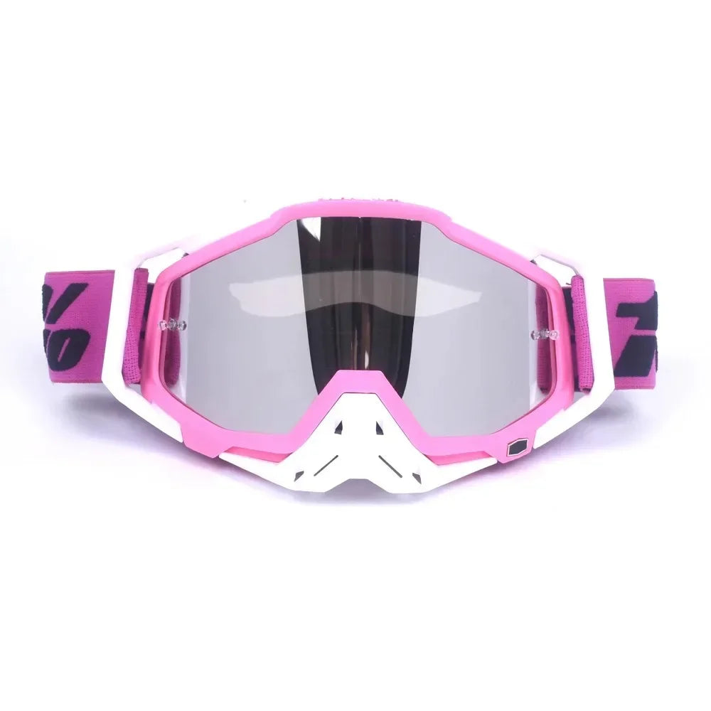 New Goggles PITSCOTTFOX100 Men And Women Windproof Glasses Motorcycle Goggles Motocross Dustproof Racing Cycling Skiing Goggles