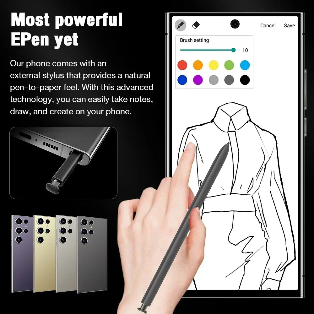 HOT 2025 new S25 Ultra original intelligent 5G dual card dual standby Android 14 system global version 8000mAh battery