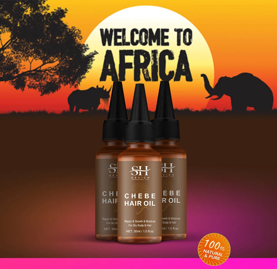 Sevich Chebe Hair Growth Spray 30ml Africa Traction Alopecia Hair Thickening Oil Anti Hair Loss Treatment Spray Hair Scalp Care