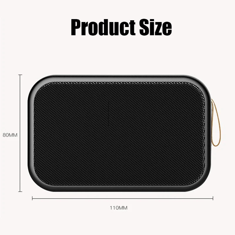 Portable Fabric Speaker Outdoor USB Wireless Sound Box Support TF Card FM Radio Speakers Voice Broadcast Universal Mobile Phone