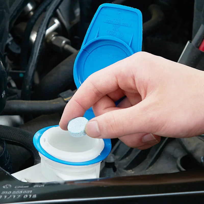 Car Windscreen Cleaner Effervescent Tablet Auto Window Solid Cleaning Automobile Glass Water Wiper Washing Tablets Dust Remover