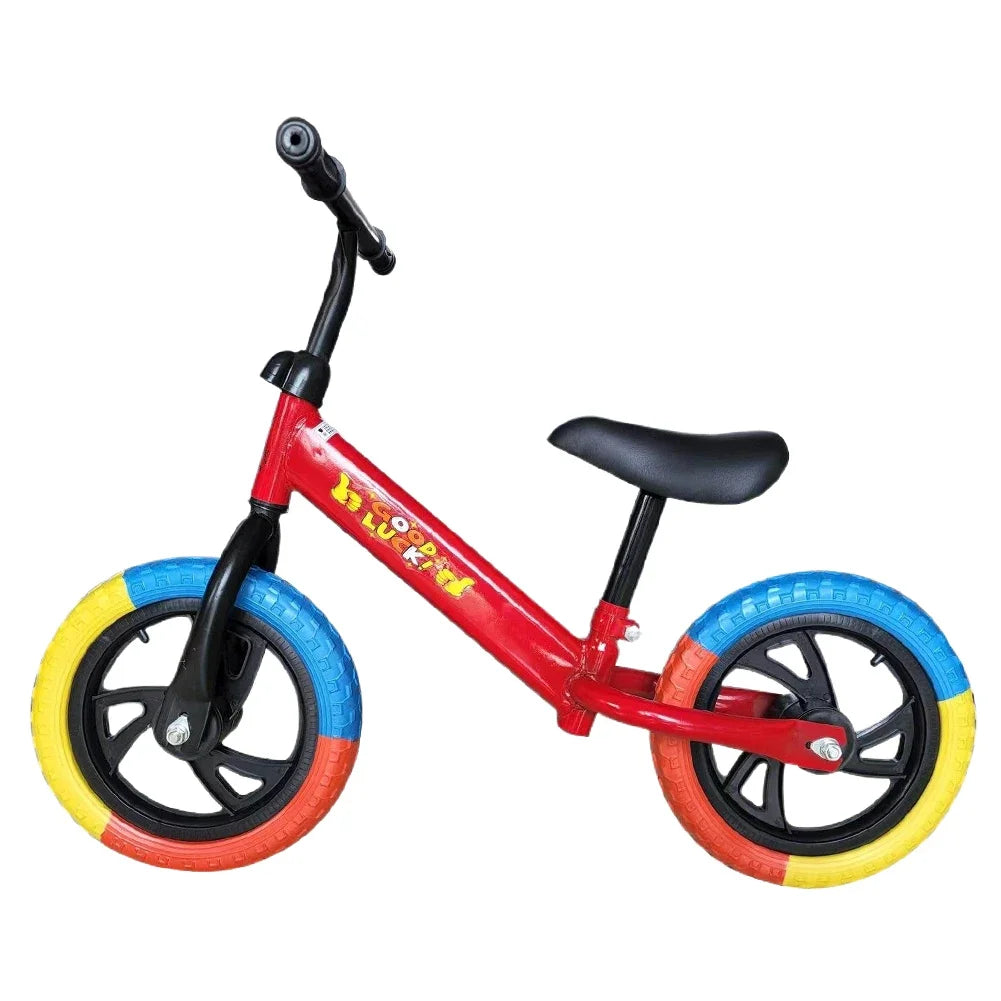 Kids Balance Bike Funny Toddler Training Bicycle Safe No Pedal Bike 12 In Wheel No Pedal Training Bicycle Gifts for Kids