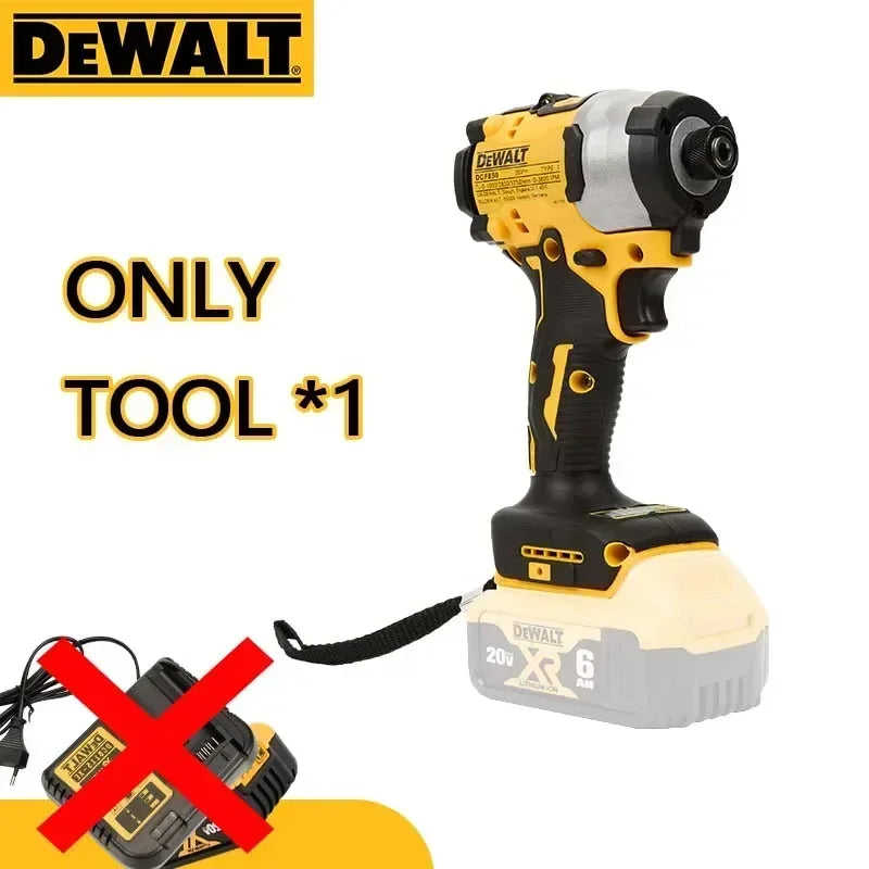 DeWalt Brushless Charging Screwdriver Electric Screwdriver 20V Lithium Battery Multifunction Electrical Drill Dcf850