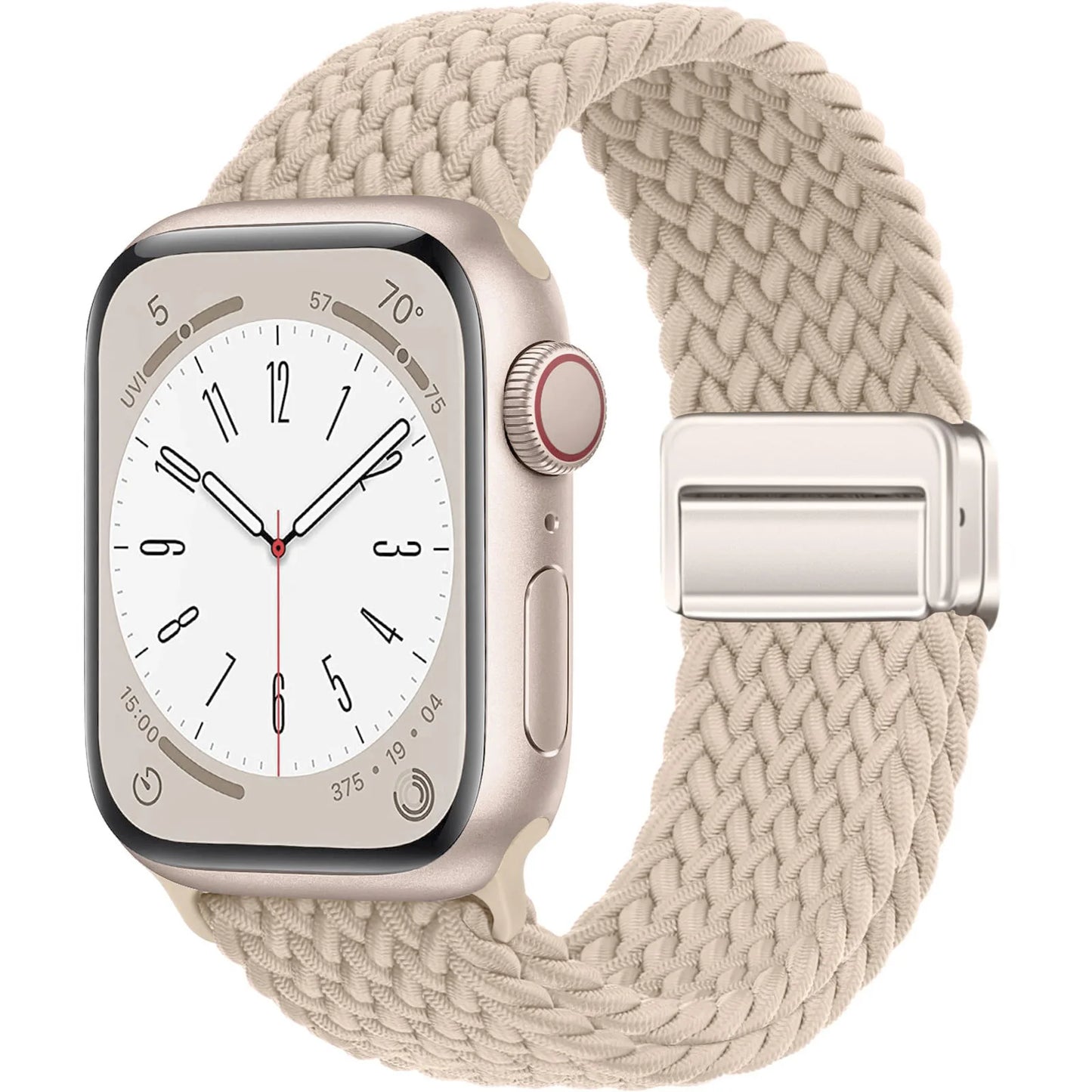 Braided Strap For Apple Watch Band 40mm 45mm 41mm 44mm 49mm 38 magnetic buckle Nylon Bracelet iWatch series se 7 5 6 8 9 Ultra 2