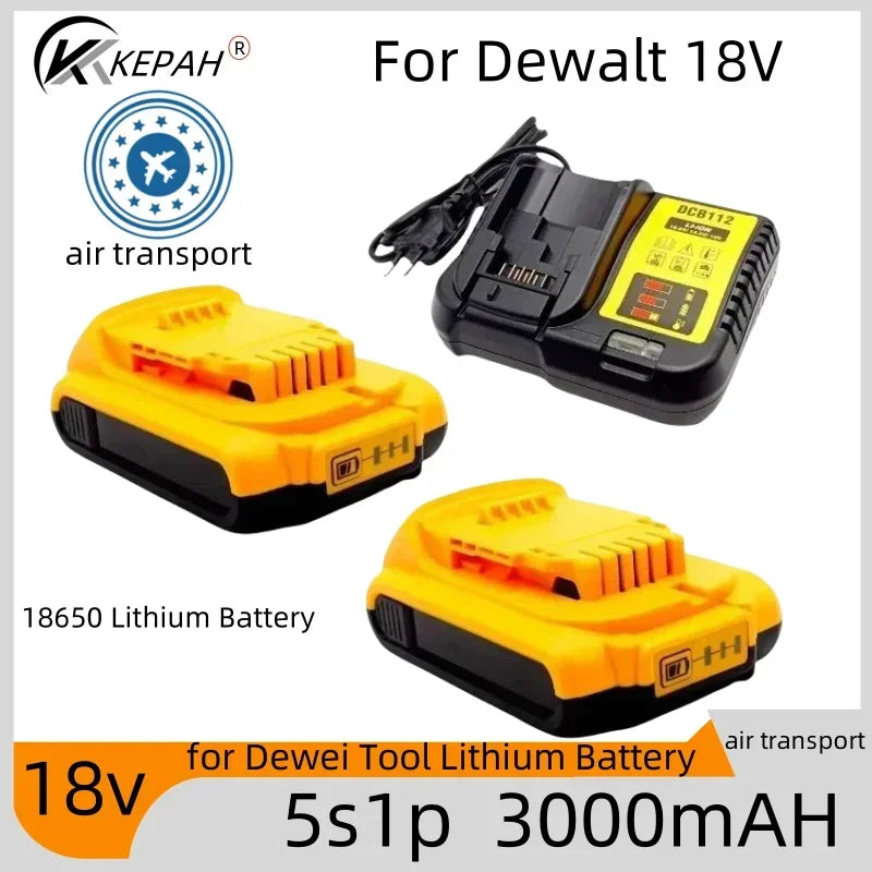 For Dewalt 20V Battery 3.0Ah DCB609 Lithium-ion Battery For DCB200 DCB201 DCB609 DCB182 DCB204 Battery for Dewalt 20V