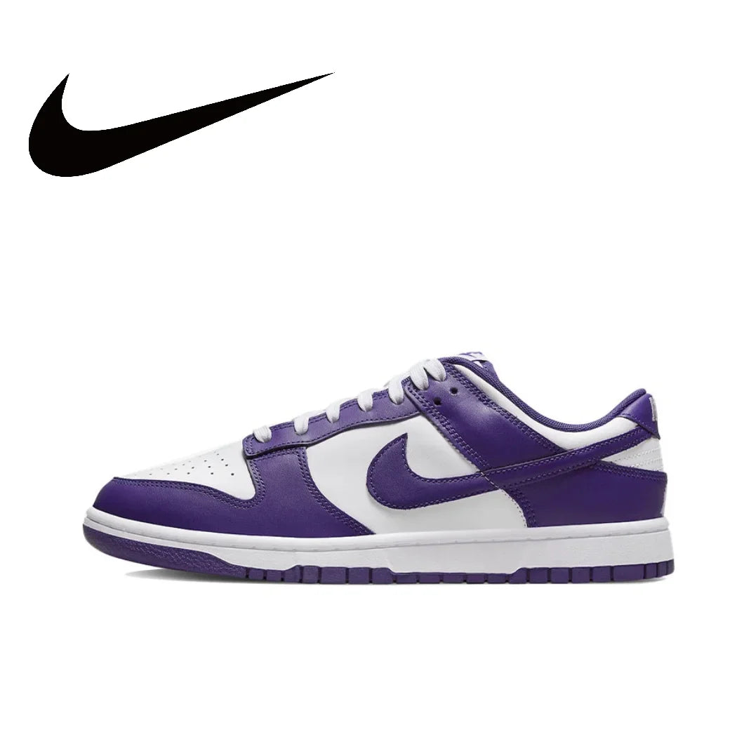 NIKE Original Men's and Women's shoes New Arrival DUNK LOW Sneakers Anti-slip and wear-resistant plate shoes