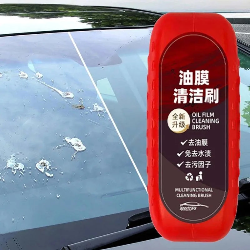 Car Glass Cleaner Cleaning Agent Powerful Windshield Cleaner Car Glass Sponge Cleaning Brush Water Spots Stain Auto Removal Oil