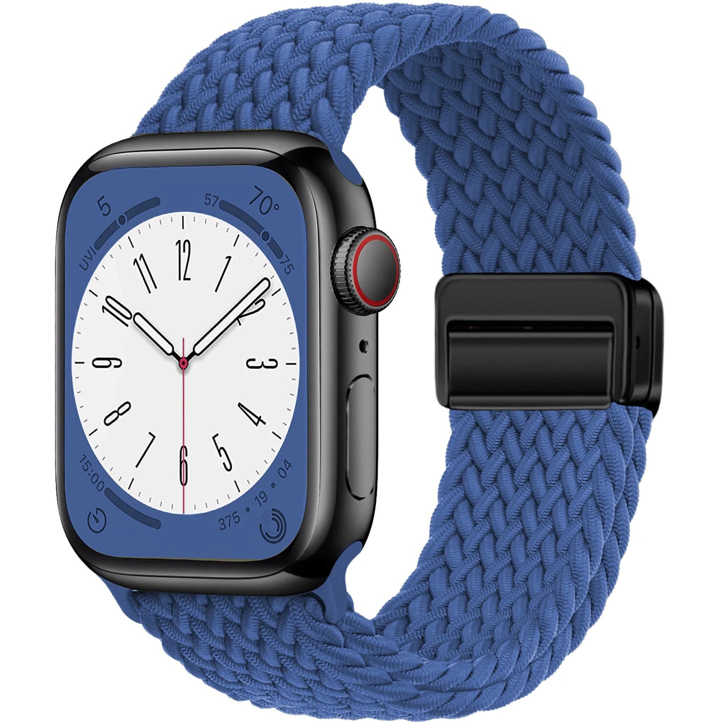 Braided Strap For Apple Watch Band 40mm 45mm 41mm 44mm 49mm 38 magnetic buckle Nylon Bracelet iWatch series se 7 5 6 8 9 Ultra 2