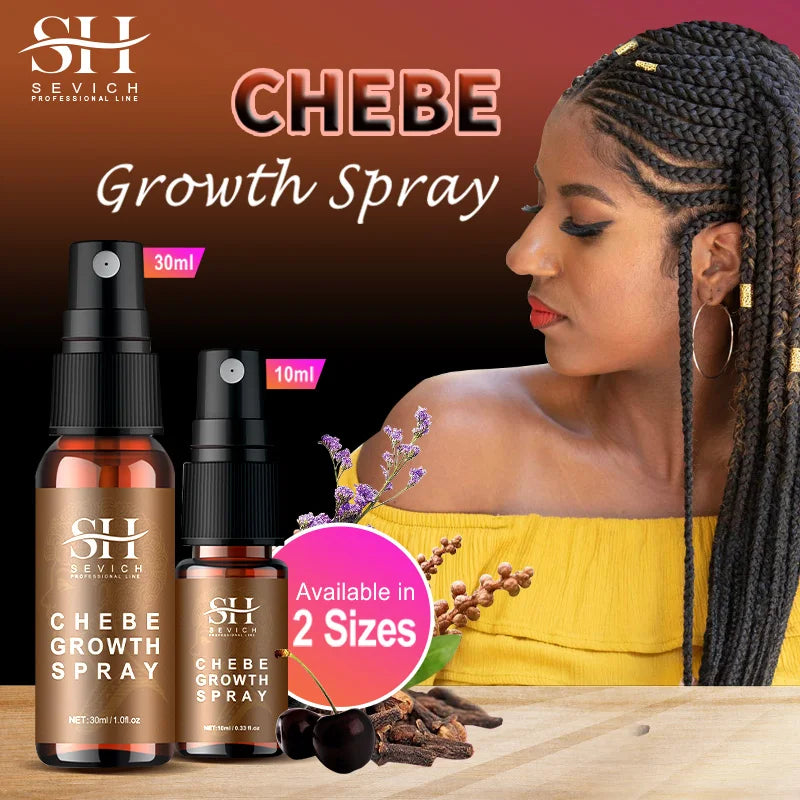 Sevich Chebe Hair Growth Spray 30ml Africa Traction Alopecia Hair Thickening Oil Anti Hair Loss Treatment Spray Hair Scalp Care