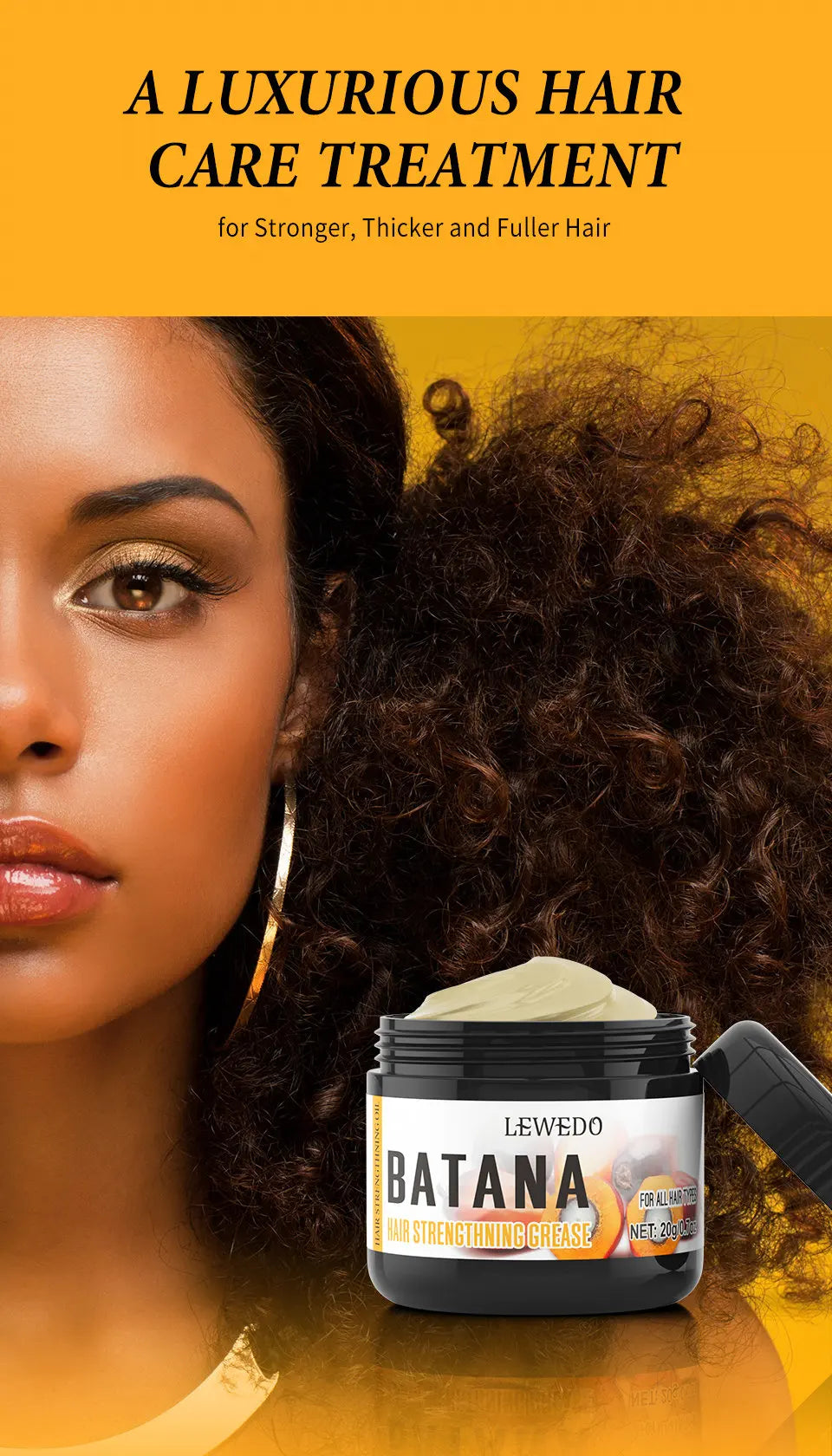 Batana Oil Africa Women Traction Alopecia Treatment Batana Hair Spray 100% Natural Hair Regrowth Hair Loss Crazy Fast Growth Oil