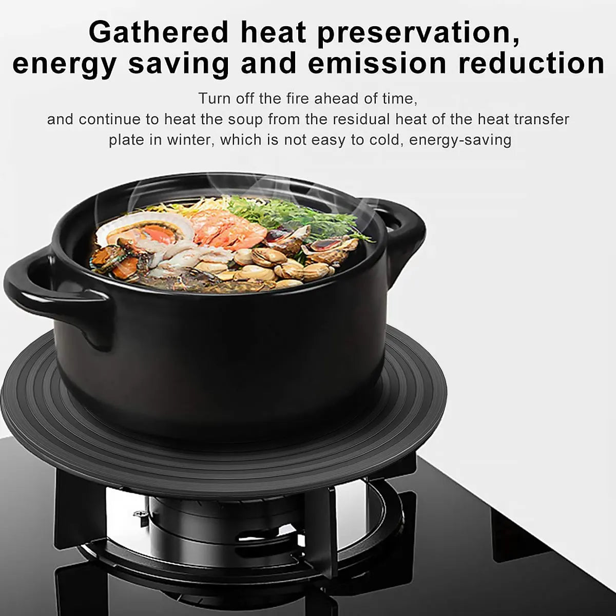 Aluminum Alloy Heat Diffuser Plate Food Defrosting Tray Kitchen Flame Guard Simmer Plates Double Sided Non Slip Stove Hob Ring