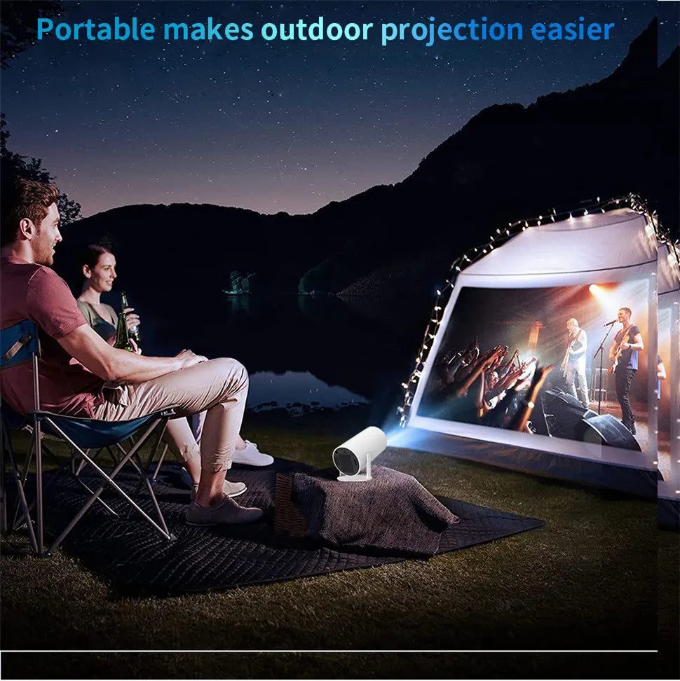 DITONG HY300 Plus HD Projector portatil 4K 1280x720P Android LED Video Home Theater Cinema Phone mini Proyector Movie HY300 pro