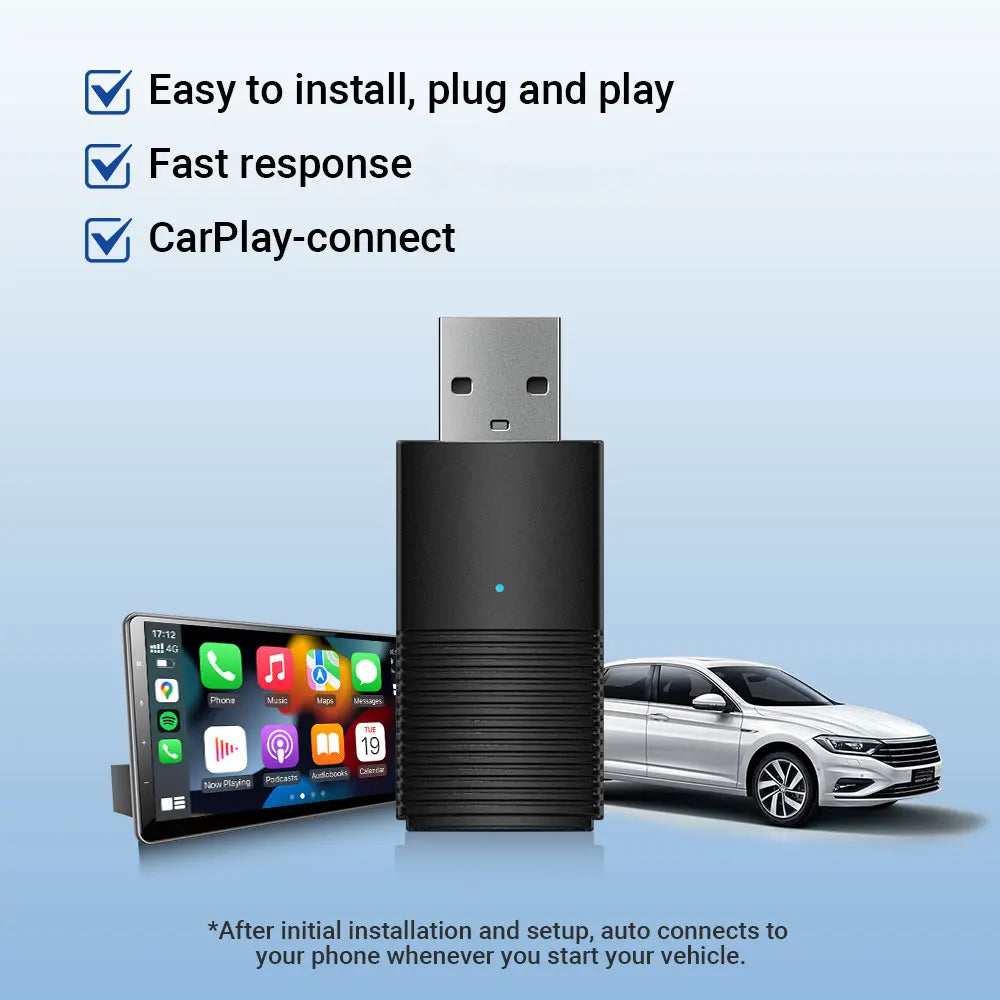 Wireless CarPlay Adapter for Mercedes A B CLA CLS GLA GLE Class E Class Cabriolet 2016 To 2024 Vehicle Car Play Car Accessories