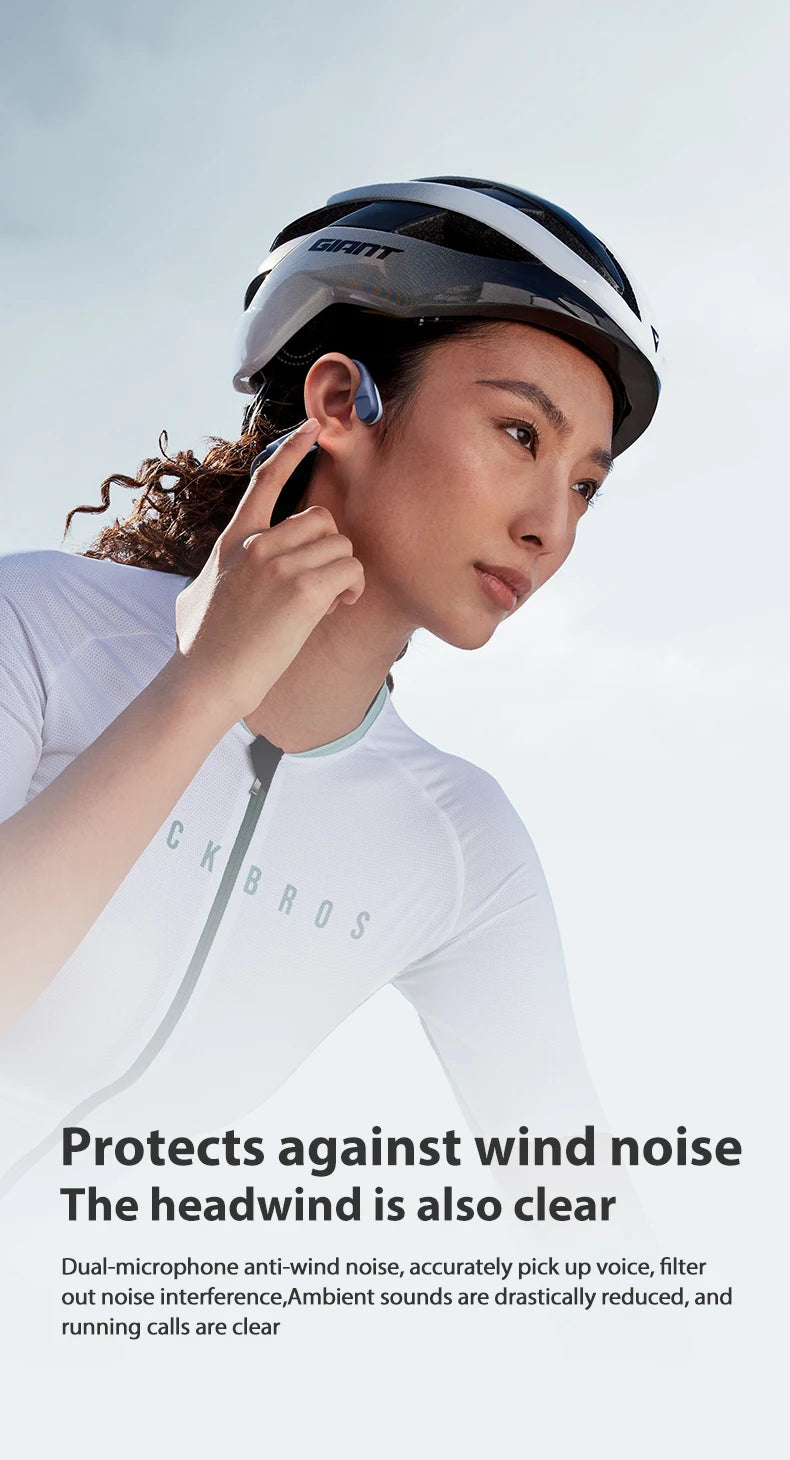 Sanag B22s Bone Conduction Earphone 16Hours Playtime IPX5 Waterproof Bluetooth5.3 Dynamic Spatial Sound Field Headphones