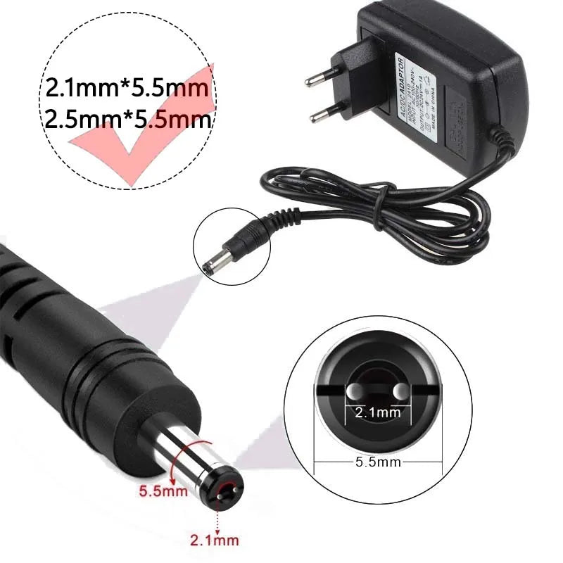 Switching Power Supply Lighting Transformer AC 110V~220V To DC 5V 12V 24V LED Power Adapter 1A 2A 3A 4A 5A 6A 8A 10A For Camera