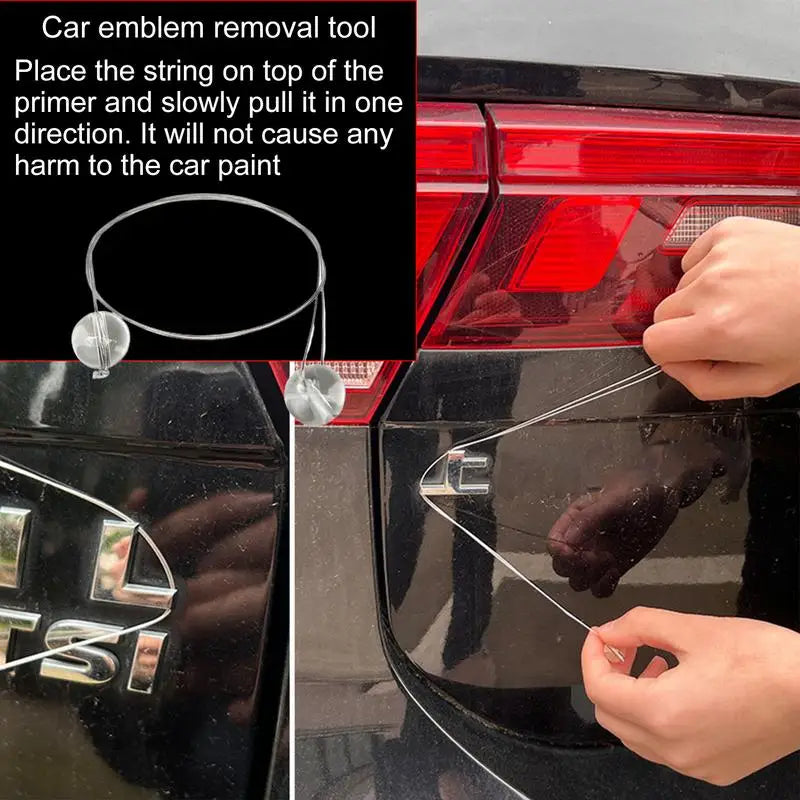 Car Emblem Removal Tool Vehicle Logo Plate Linee Remover No Scratch Pry Tool Car Emblem Removal Kit Wrapping Film Installation