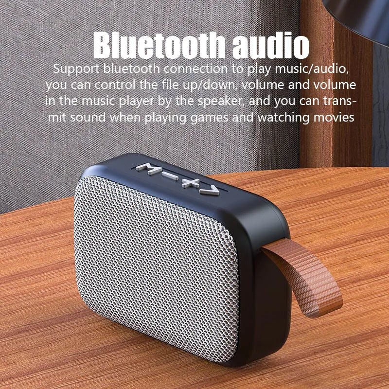 Portable Fabric Speaker Outdoor USB Wireless Sound Box Support TF Card FM Radio Speakers Voice Broadcast Universal Mobile Phone