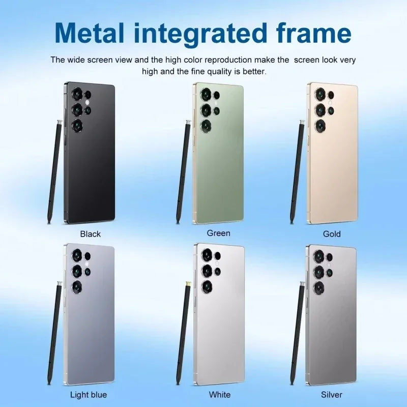 HOT 2025 new S25 Ultra original intelligent 5G dual card dual standby Android 14 system global version 8000mAh battery