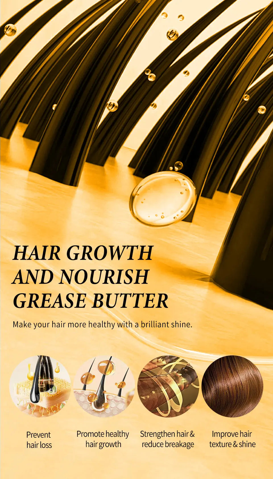 Batana Oil Africa Women Traction Alopecia Treatment Batana Hair Spray 100% Natural Hair Regrowth Hair Loss Crazy Fast Growth Oil