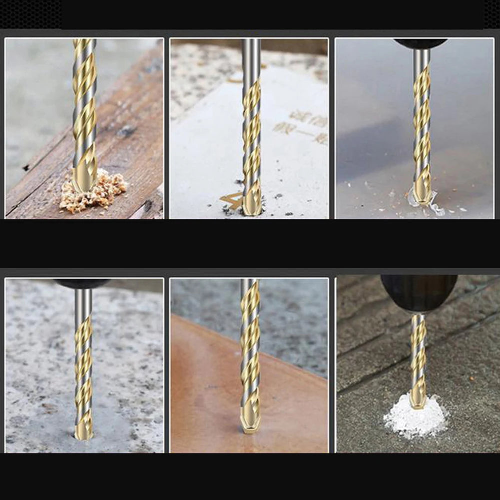 1Pc Triangle Drill Bit 3/4/5/6/8/10/12mm Tungsten Carbide For Porcelain Tile Concrete Brick Glass Punching Electric Drill Tools