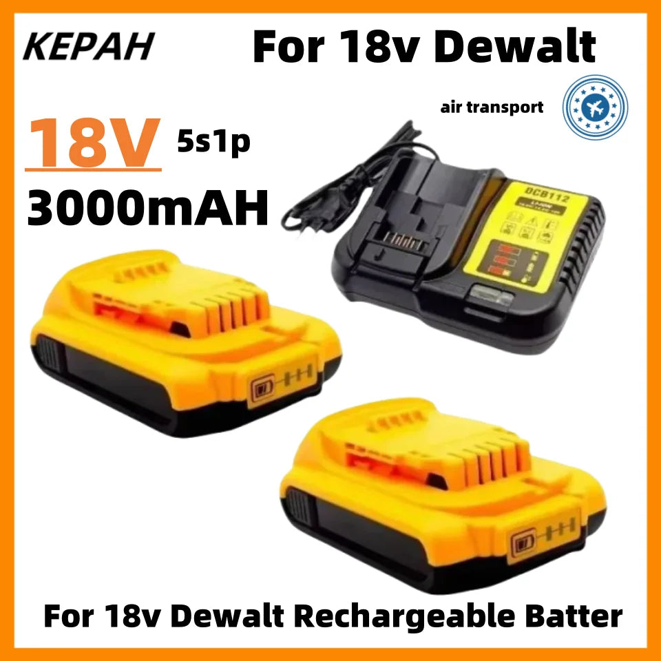 For Dewalt 20V Battery 3.0Ah DCB609 Lithium-ion Battery For DCB200 DCB201 DCB609 DCB182 DCB204 Battery for Dewalt 20V