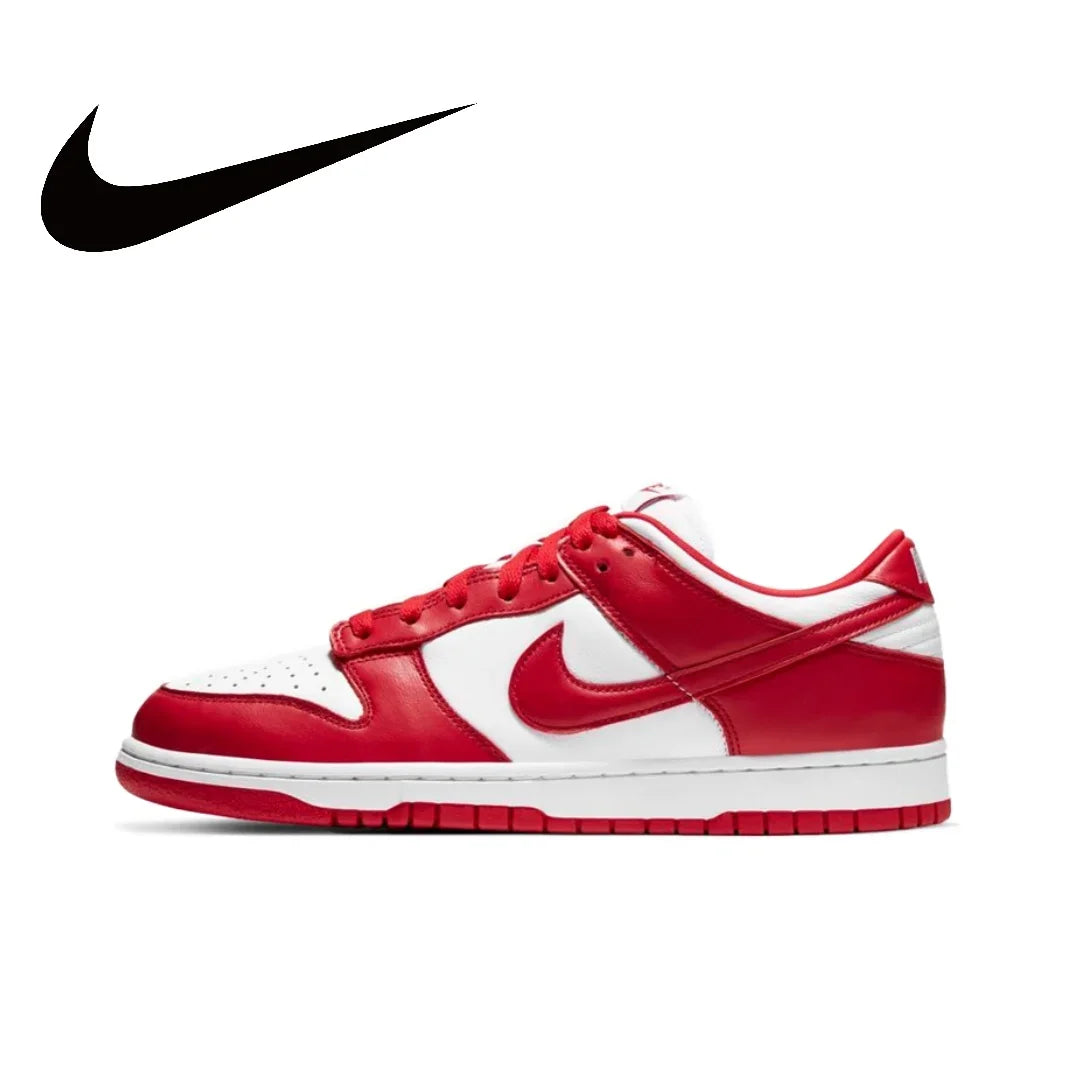NIKE Original Men's and Women's shoes New Arrival DUNK LOW Sneakers Anti-slip and wear-resistant plate shoes