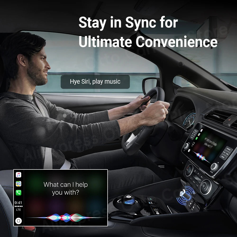 Wireless CarPlay Adapter for Mercedes A B CLA CLS GLA GLE Class E Class Cabriolet 2016 To 2024 Vehicle Car Play Car Accessories