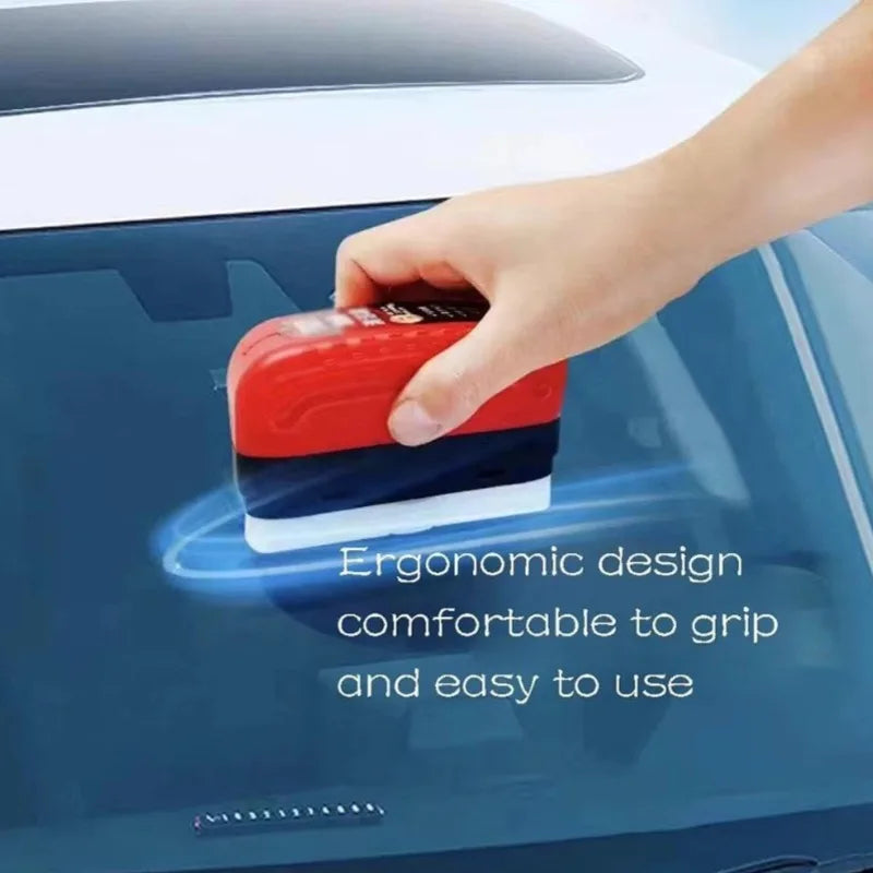 Car Glass Cleaner Cleaning Agent Powerful Windshield Cleaner Car Glass Sponge Cleaning Brush Water Spots Stain Auto Removal Oil
