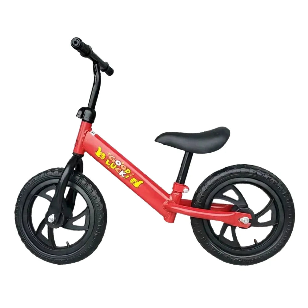Kids Balance Bike Funny Toddler Training Bicycle Safe No Pedal Bike 12 In Wheel No Pedal Training Bicycle Gifts for Kids