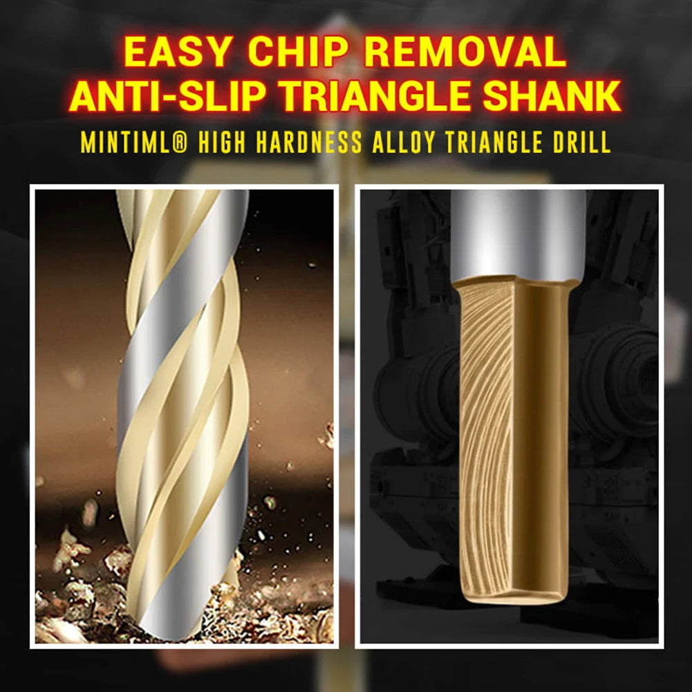 1Pc Triangle Drill Bit 3/4/5/6/8/10/12mm Tungsten Carbide For Porcelain Tile Concrete Brick Glass Punching Electric Drill Tools