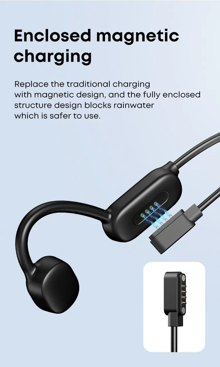 Xiaomi Bone Conduction Earphone IPX8 Wireless Open Headset Bluetooth 5.3 Swimming Bluetooth Headphones 32GB MP3 Sports Earbuds