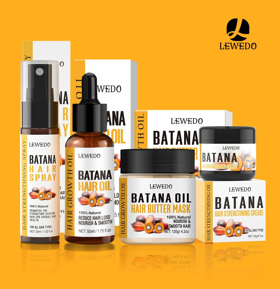 Batana Oil Africa Women Traction Alopecia Treatment Batana Hair Spray 100% Natural Hair Regrowth Hair Loss Crazy Fast Growth Oil