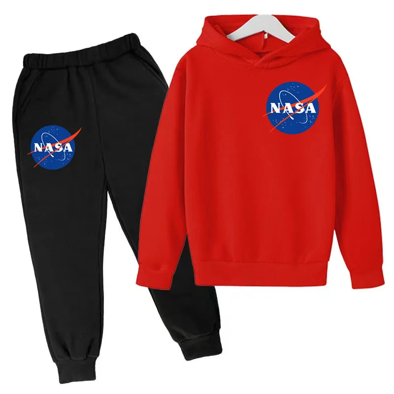 Children's Autumn Winter Hoodie Jumper Top+trousers 2P Boys Girls Toddler 3-12Y Sport Coat Fashion Casual Sweatshirt Jogging Set